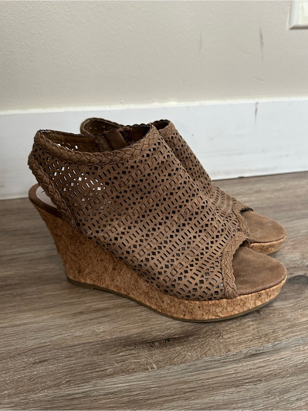 Fergalicious by Fergie Perforated Laser Cut Cork Wedges